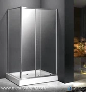 Keretes egyszerű olcsó sarok téglalap alakú tolóajtó