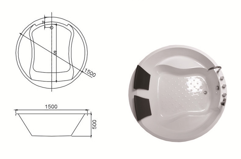 (1)MEC-3054-Two Person Large Size White Acrylic Round Drop-in Soaking Tub.jpg