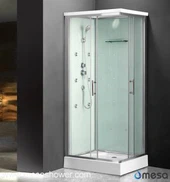 Teljes üveg zuhanyrendszer akril tálcával