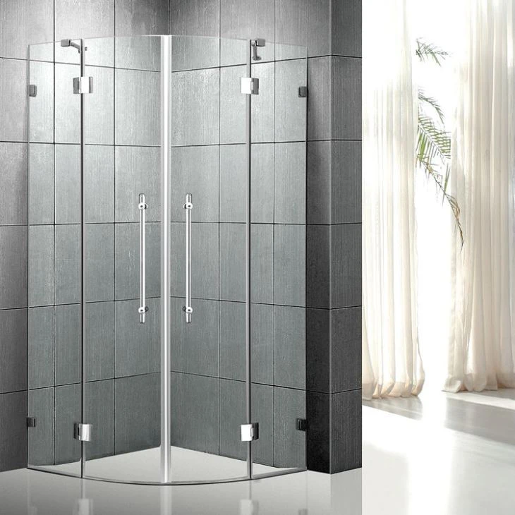 Modern Design Sector alakú keret nélküli zuhanykabin
