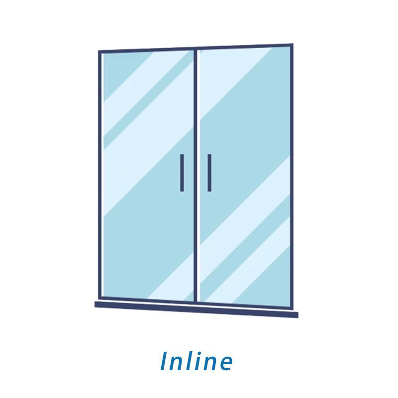 double sliding shower door double sliding shower door